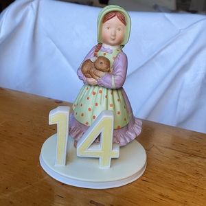 Holly Hobbie birthday collection vintage figurine